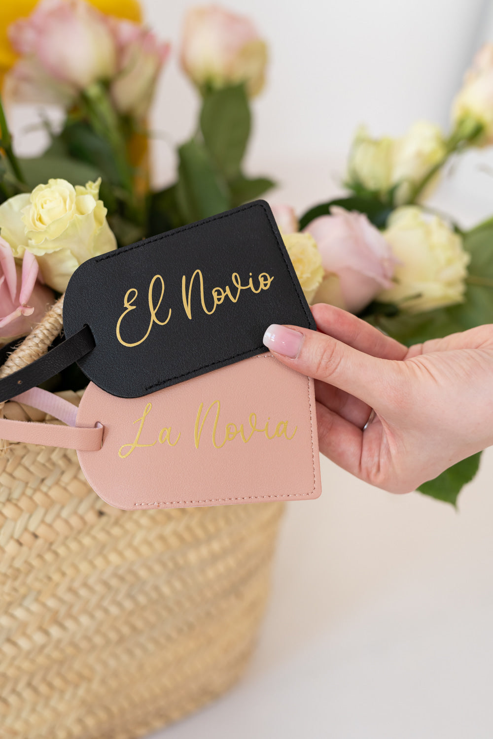 Identificadores de maleta La Novia y El Novio-Be Love