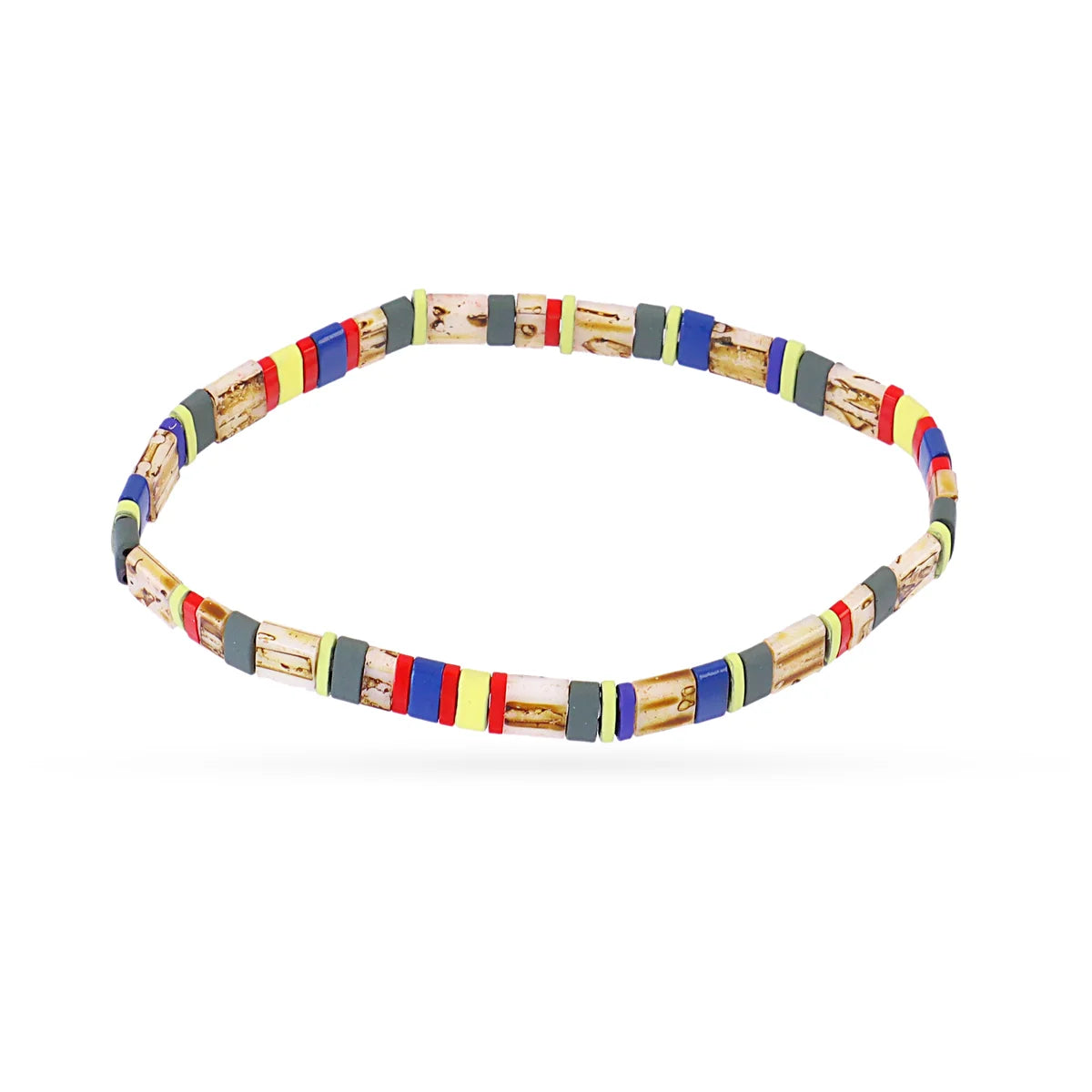 Pulsera elástica Miyuki multicolor