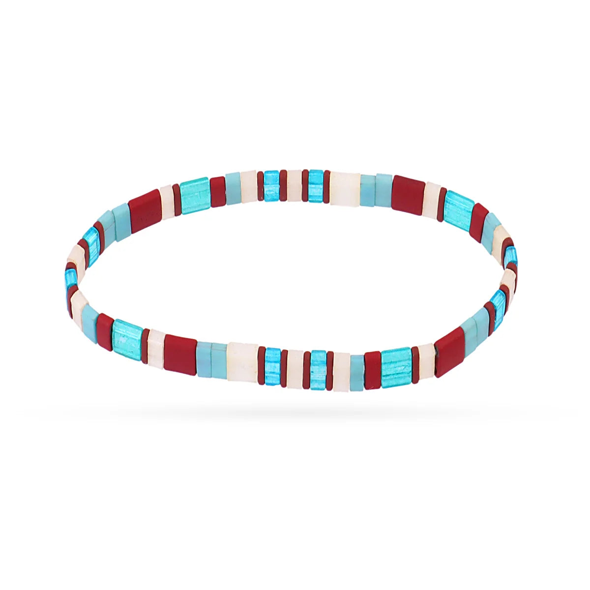 Pulsera elástica Miyuki multicolor