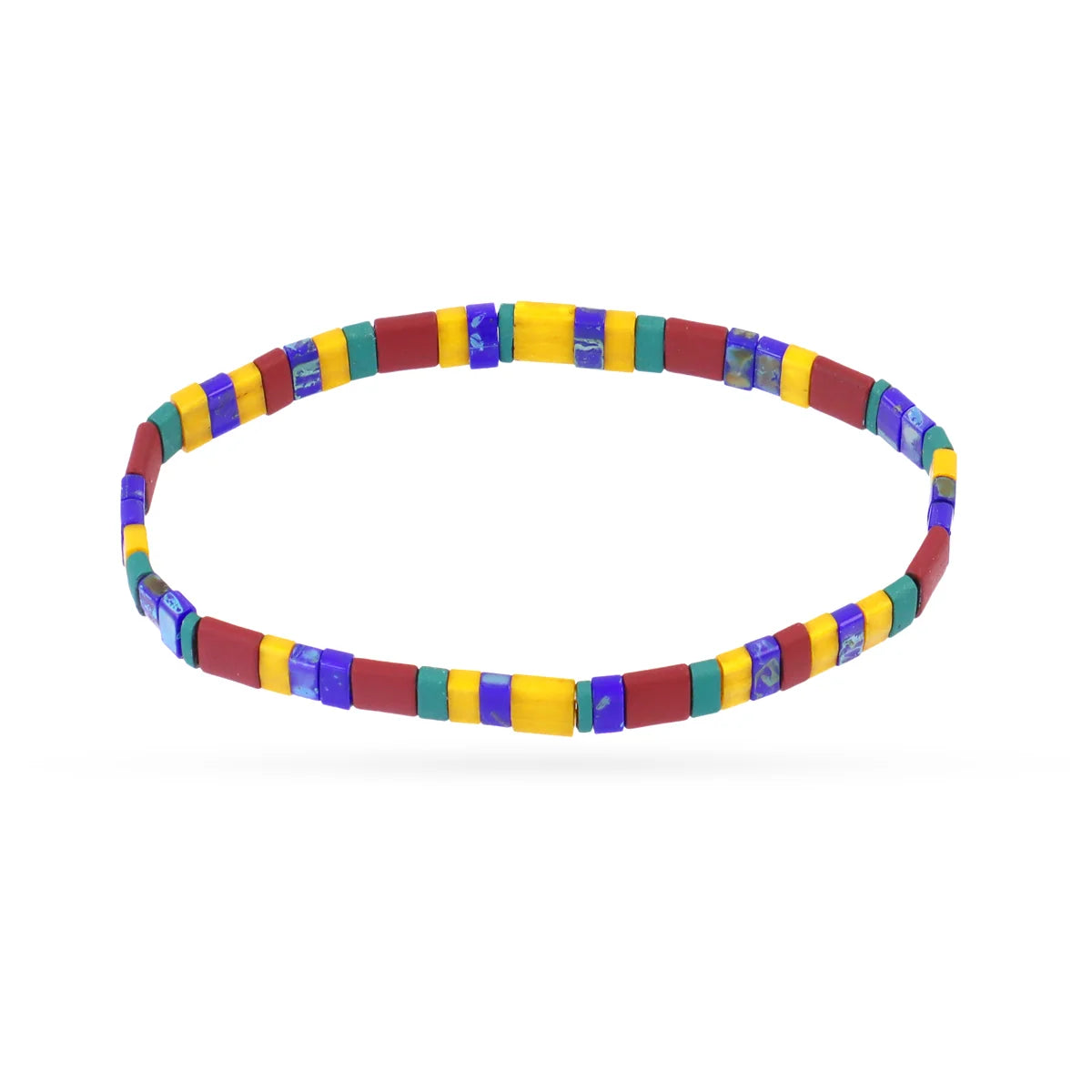 Pulsera elástica Miyuki multicolor