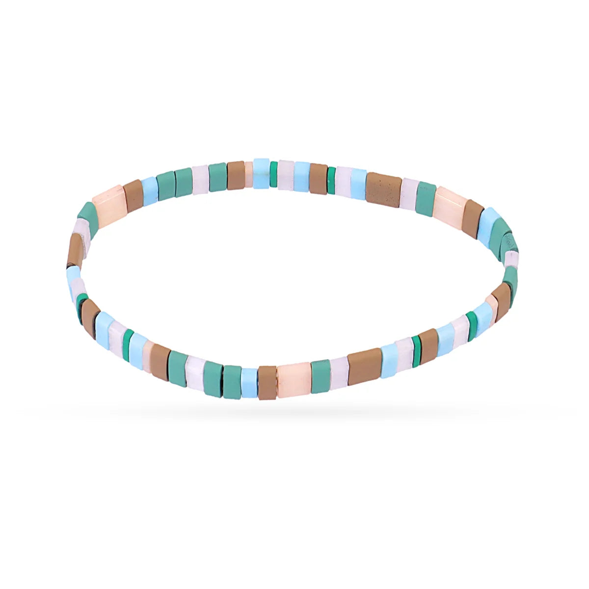 Pulsera elástica Miyuki multicolor