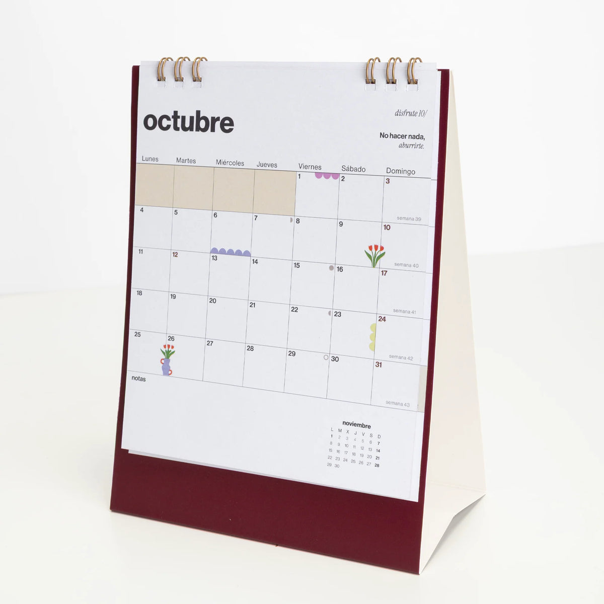 Calendario Sobremesa Copenhague 2027 - UO