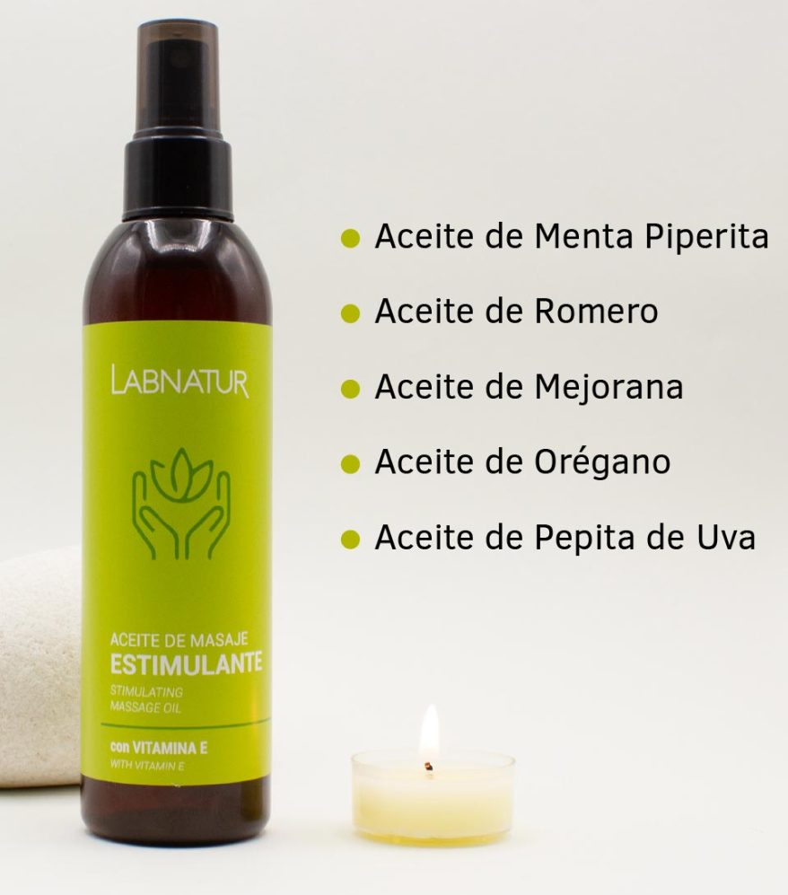 Aceite Masaje Estimulante 200ml - LABNATURE COSMÉTICA NATURAL