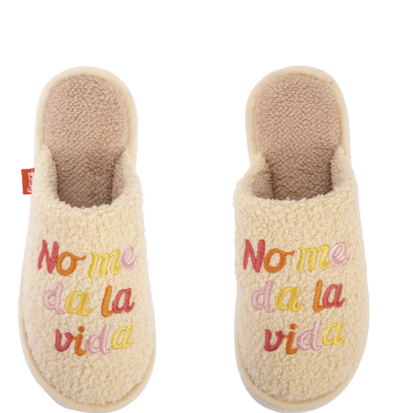 Zapatillas “No me da la vida” beige - FISURA