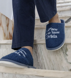 Zapatillas “El placer de no hacer nada” azul - FISURA