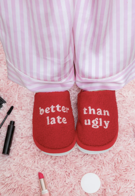 Zapatillas “Better late than ugly” rojo - FISURA