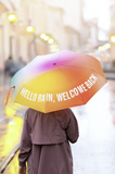 Paraguas plegable “Hello rain, welcome back” - FISURA