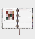 Agenda Anual 2026 "Noir" Semana Vista - UO