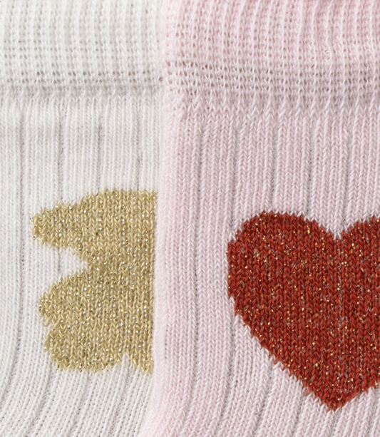 Pack de 2 pares de calcetines de bebé SSocks rosa - TOUS