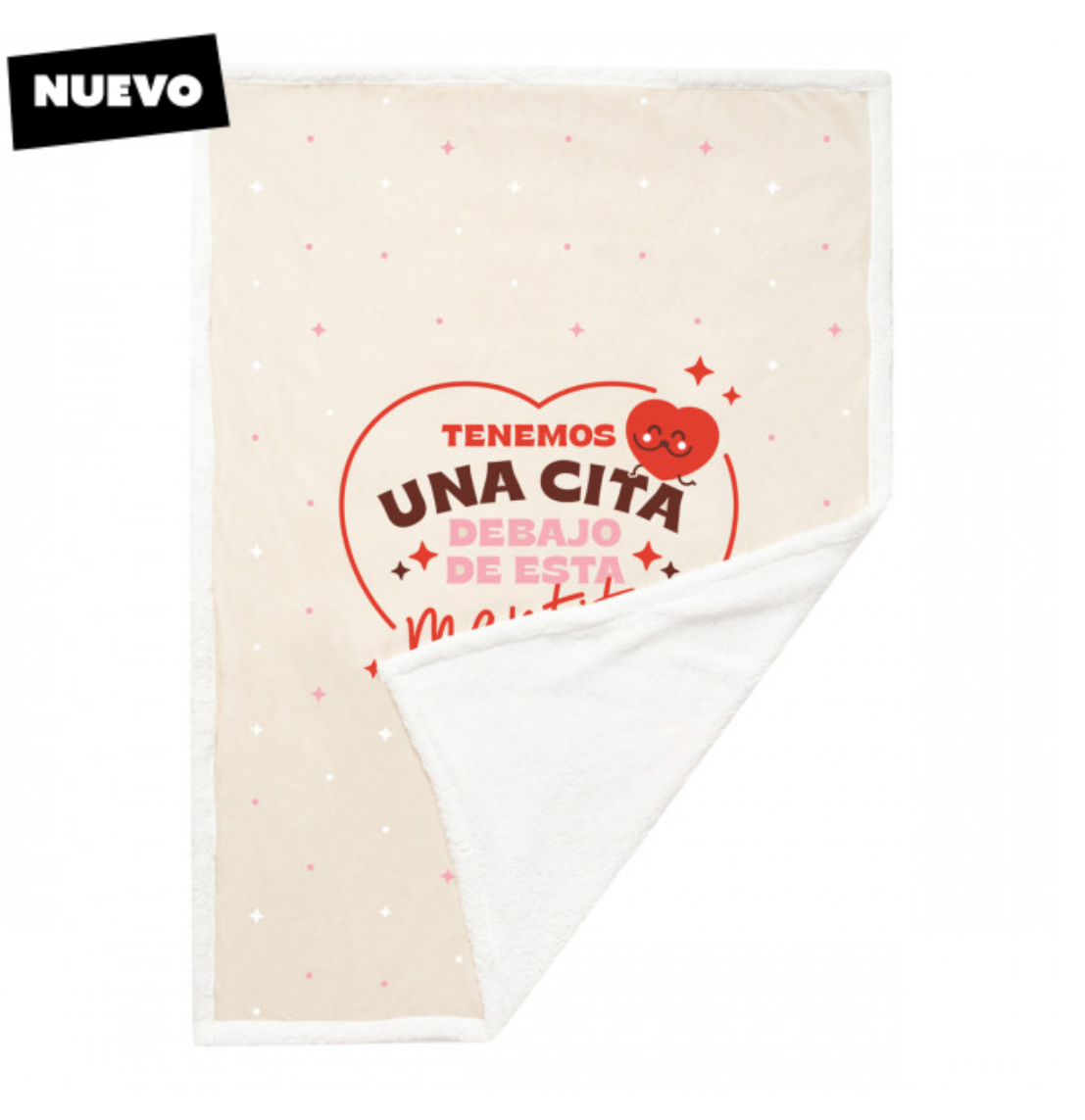 Manta + funda de cojín - Tenemos una cita debajo de la mantita Mr. Wonderful