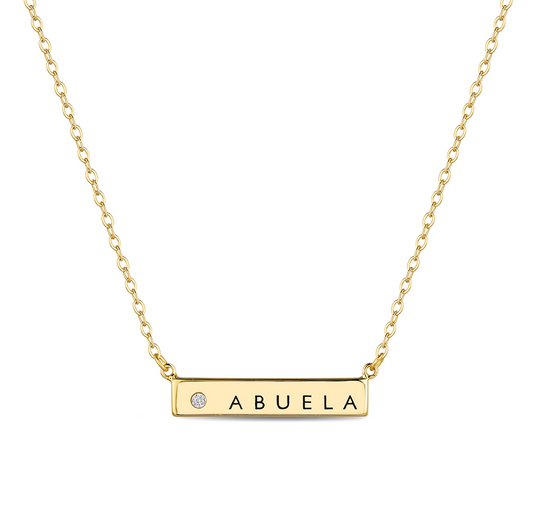 Gargantilla ABUELA-Plata