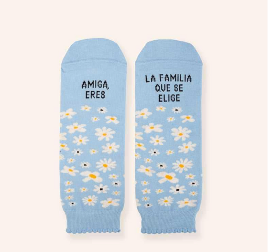 Calcetines "Amiga, eres la familia que se elige"