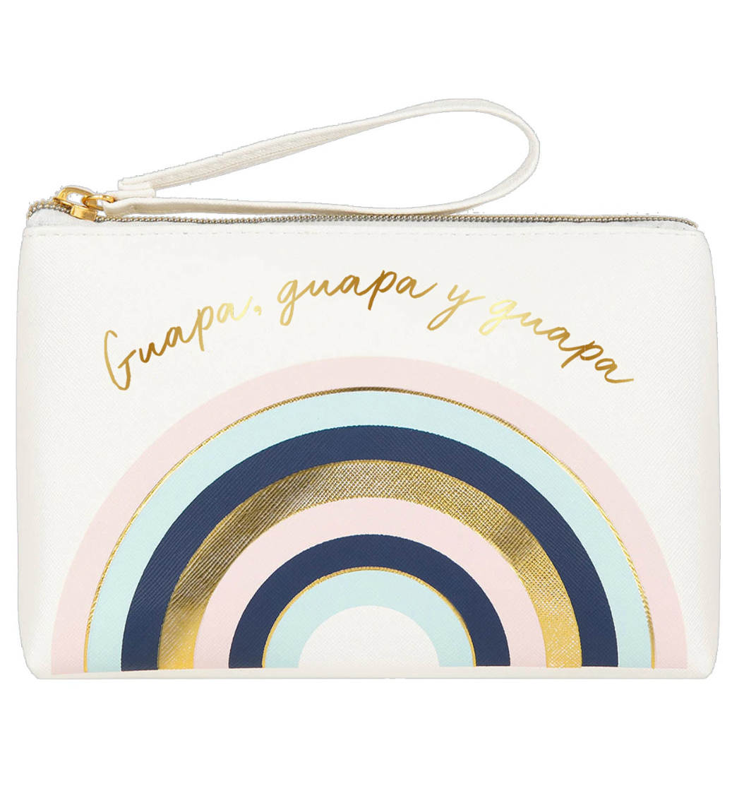 Portatodo Grande con Cremallera GUAPA Blanco, Rosa y Azul - DRAEGER