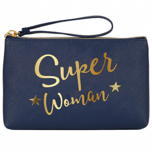 Portatodo Grande con Cremallera SUPER WOMAN Azul Oscuro - DRAEGER