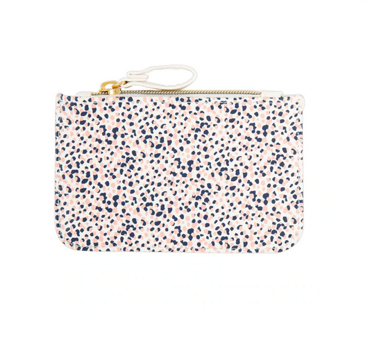 Portatodo Pequeño con Cremallera MANCHAS Blanco, Azul y Rosa - DRAEGER