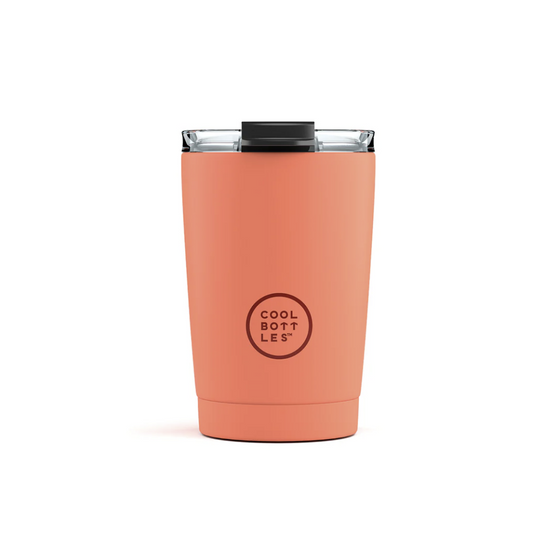 Vaso térmico Tumbler de Acero Inoxidable PASTEL CORAL 330ml- COOL BOTTLES
