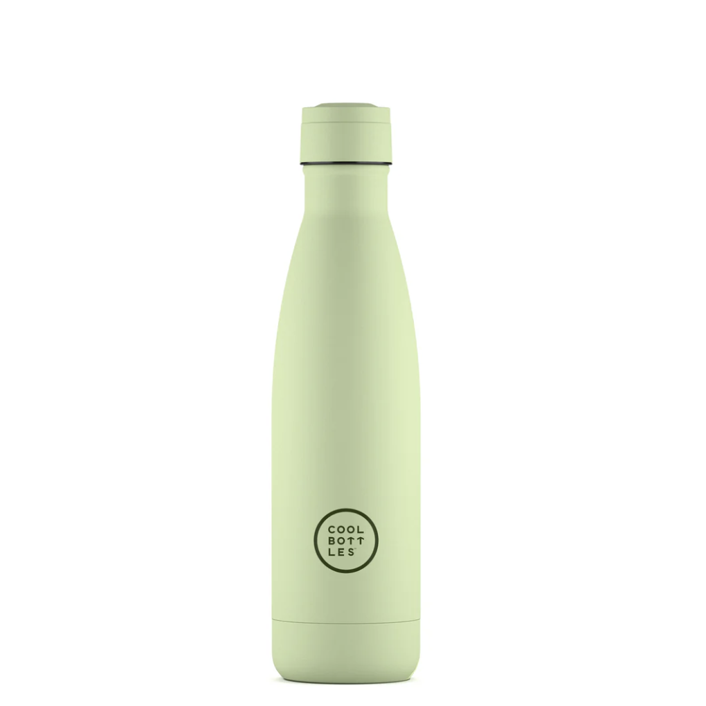 Botella Térmica de Acero Inoxidable PASTEL GREEN 500ml - COOL BOTTLES