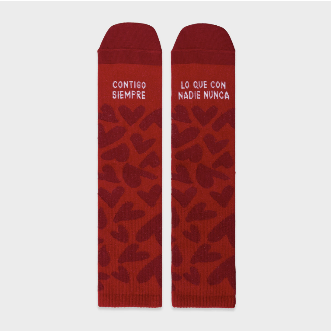 Calcetines "Contigo siempre lo que con nadie nunca" - UO