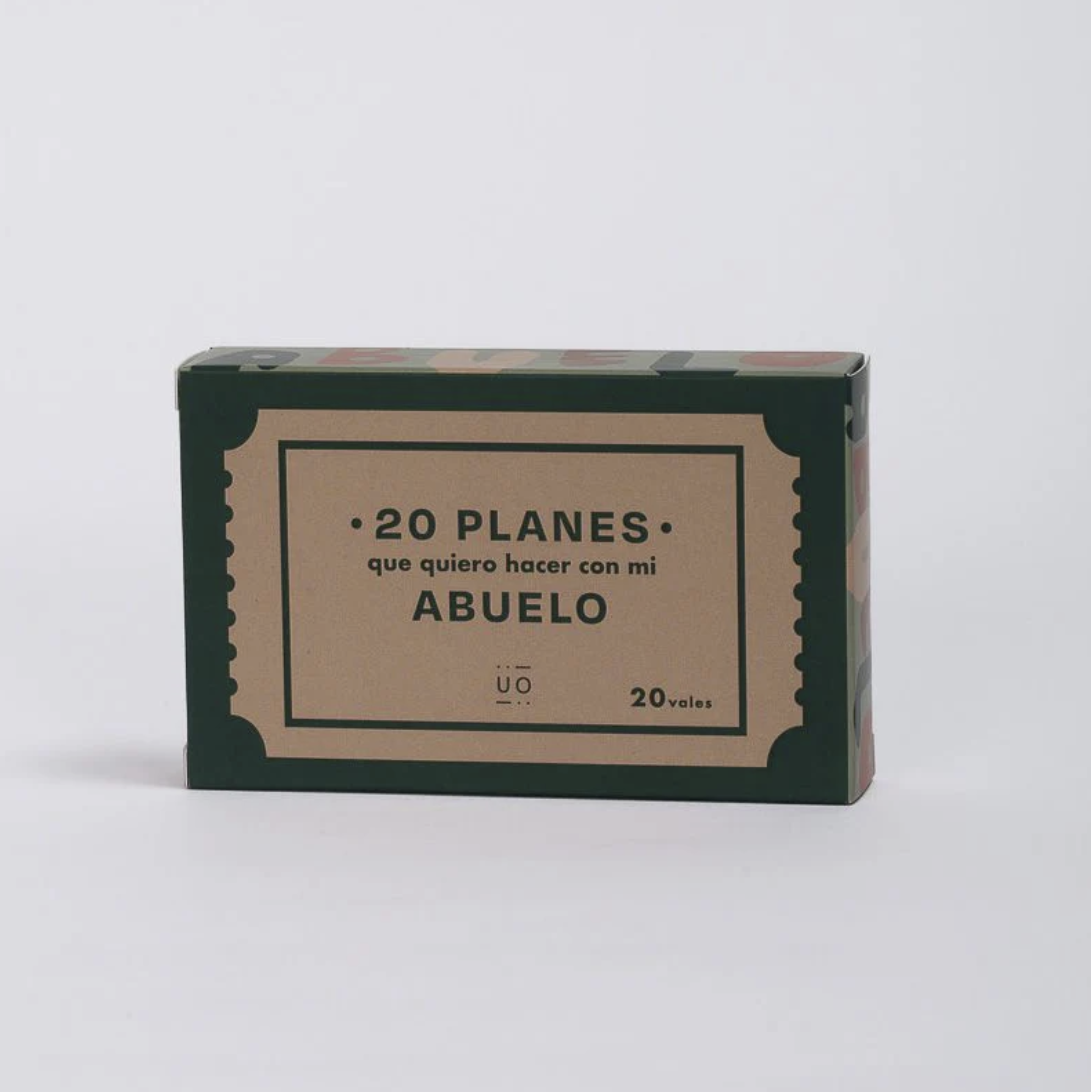 Vales 20 PLANES QUE QUIERO HACER CON MI ABUELO - UO