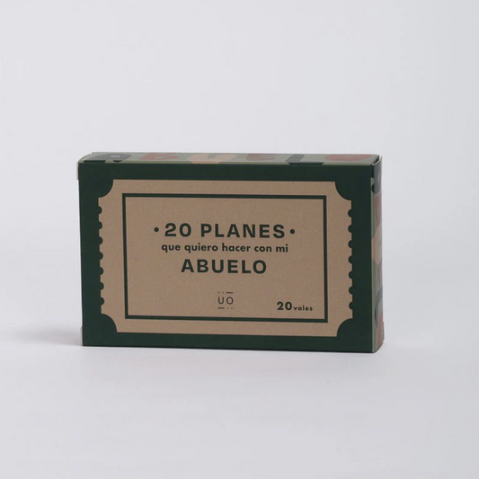 Vales 20 PLANES QUE QUIERO HACER CON MI ABUELO - UO