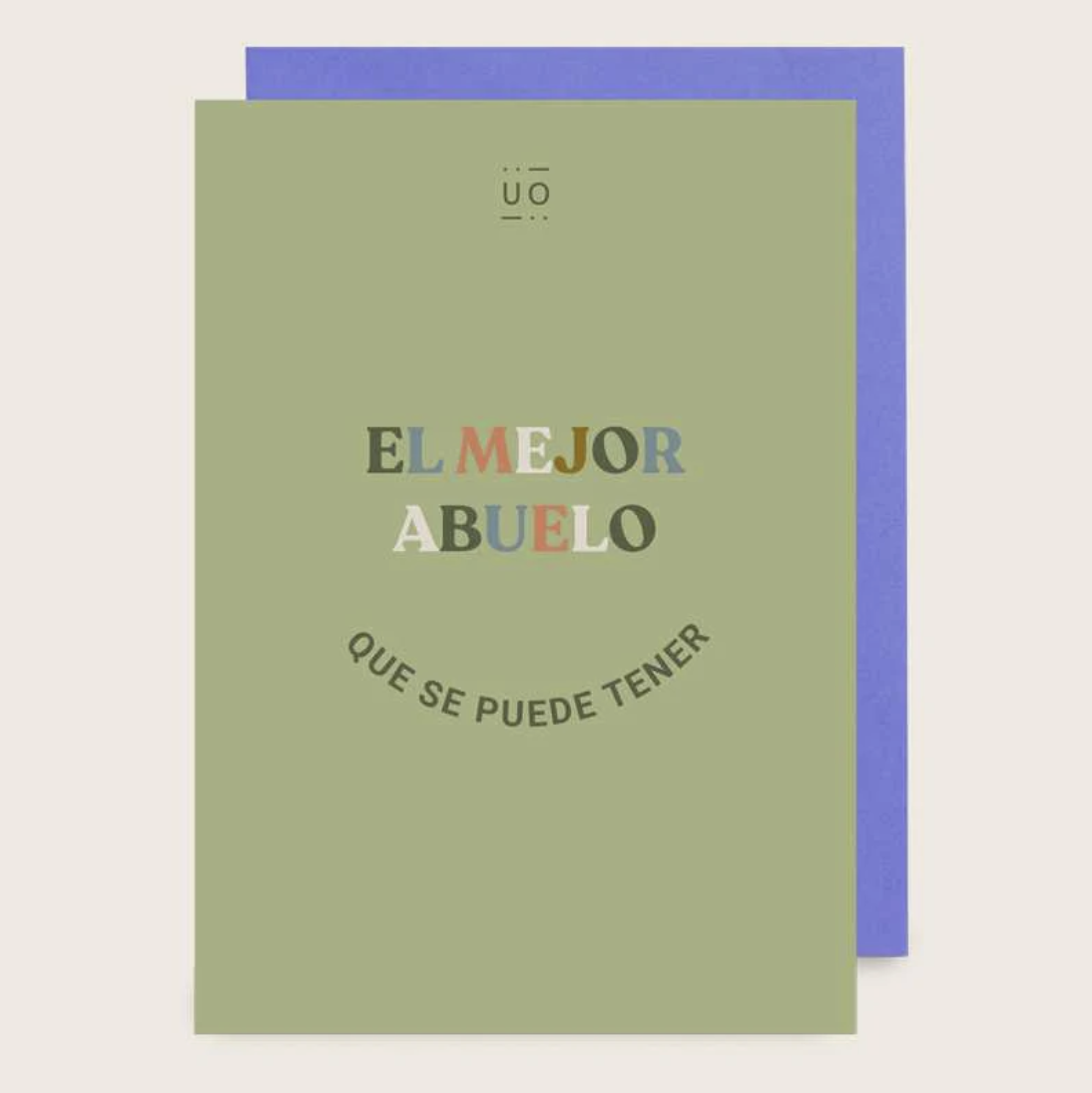 Postal EL MEJOR ABUELO QUE SE PUEDE TENER - UO