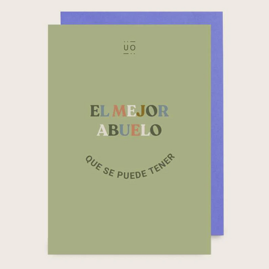 Postal EL MEJOR ABUELO QUE SE PUEDE TENER - UO