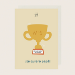 Postal "PAPÁ ERES EL NUMBER ONE" - UO