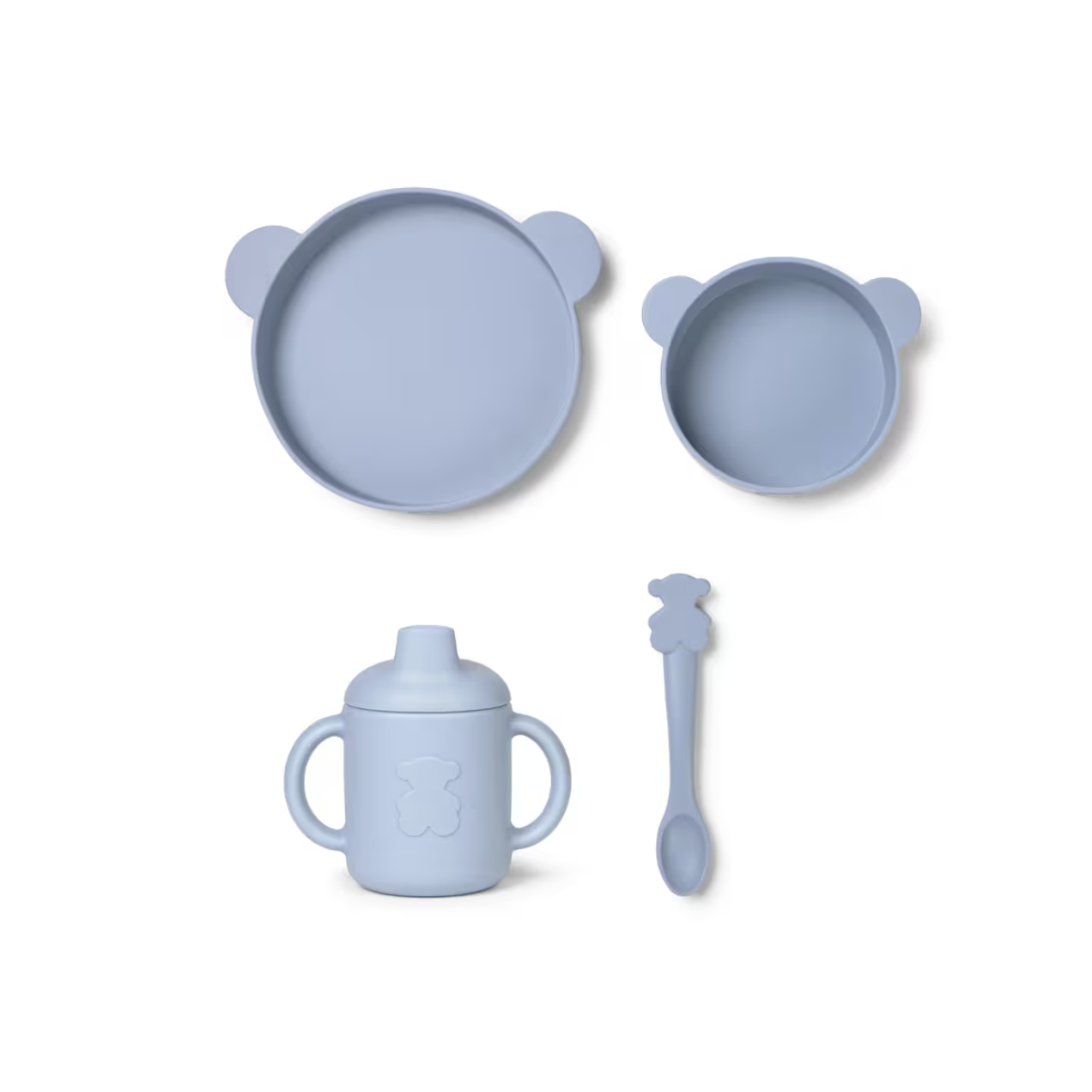 Vajilla 4 piezas de silicona ZOE CELESTE - TOUS