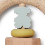 Sonajero de silicona y madera único - TOUS