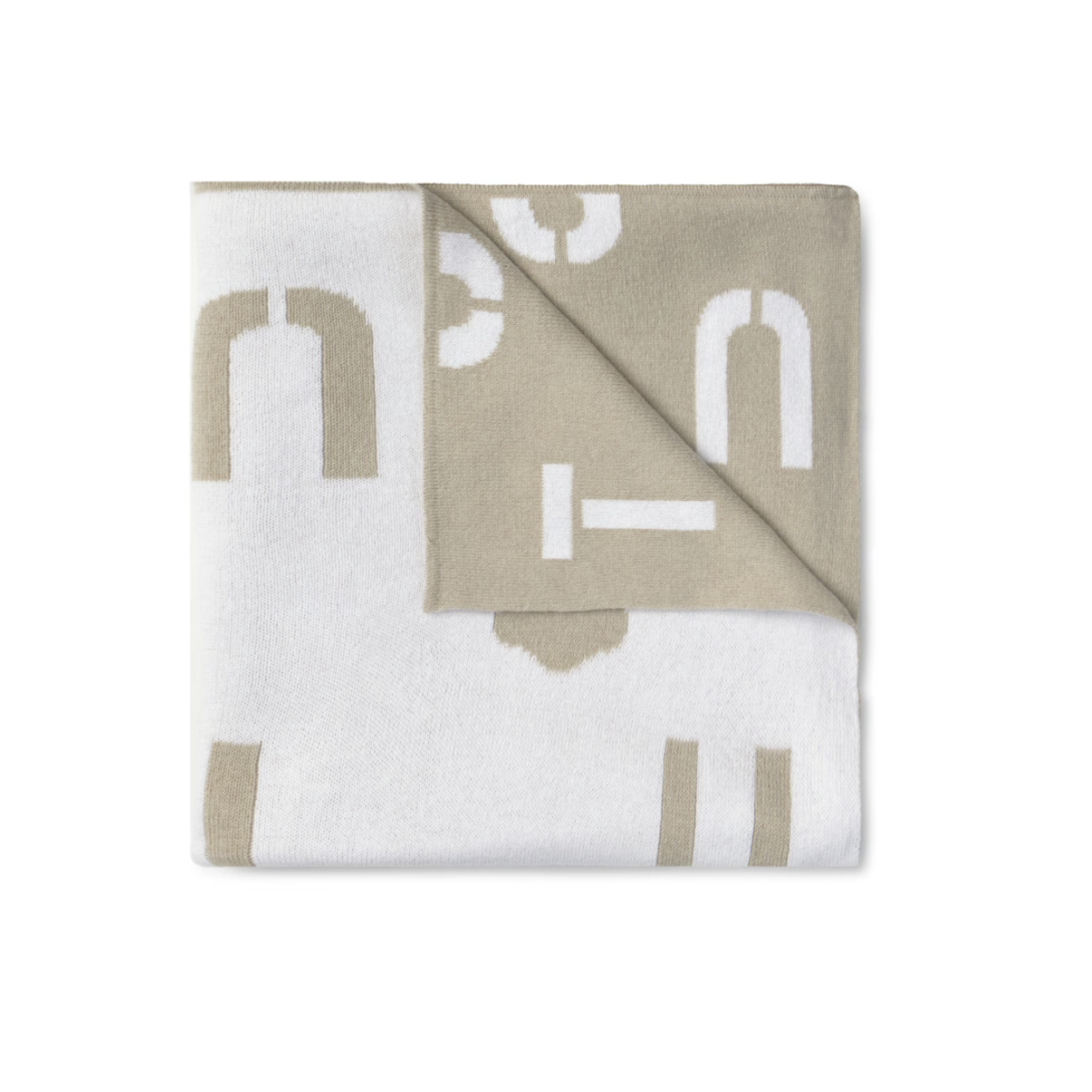 Manta de bebé REVERSIBLE NILO BEIGE - TOUS