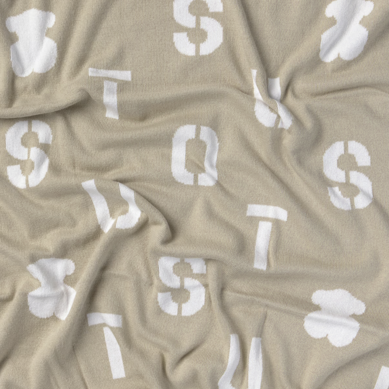 Manta de bebé REVERSIBLE NILO BEIGE - TOUS