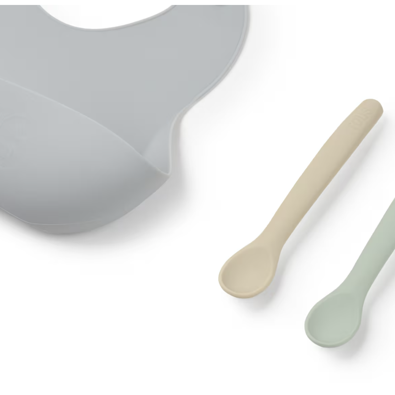 Set de babero y 2 cucharas FOOD KIT AZUL CELESTE - TOUS