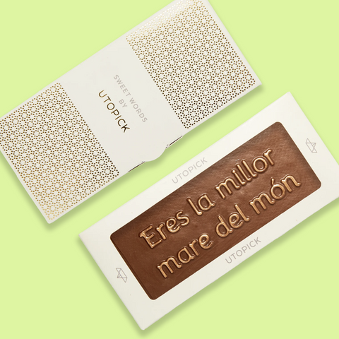 Tableta de chocolate ERES LA MILLOR MARE DEL MÓN - UTOPICK