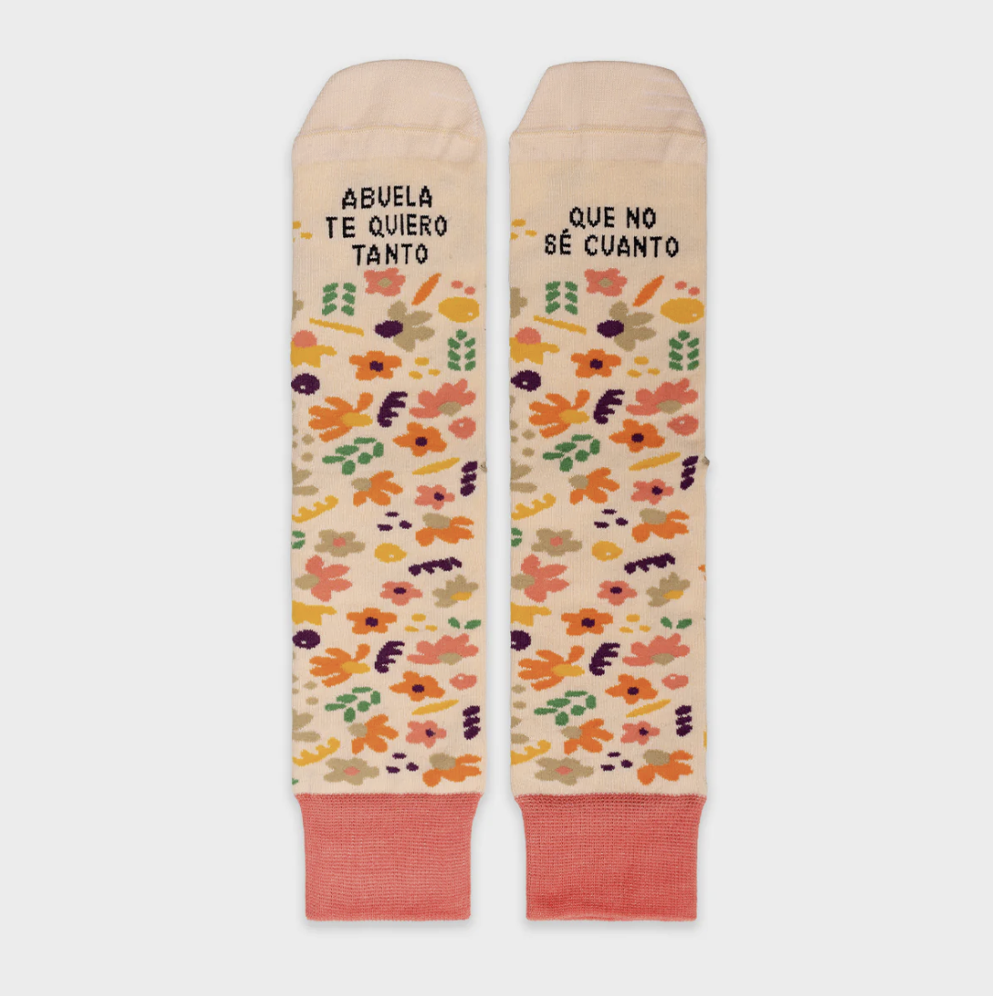 Calcetines ABUELA TE QUIERO TANTO QUE NO SÉ CUANTO - UO