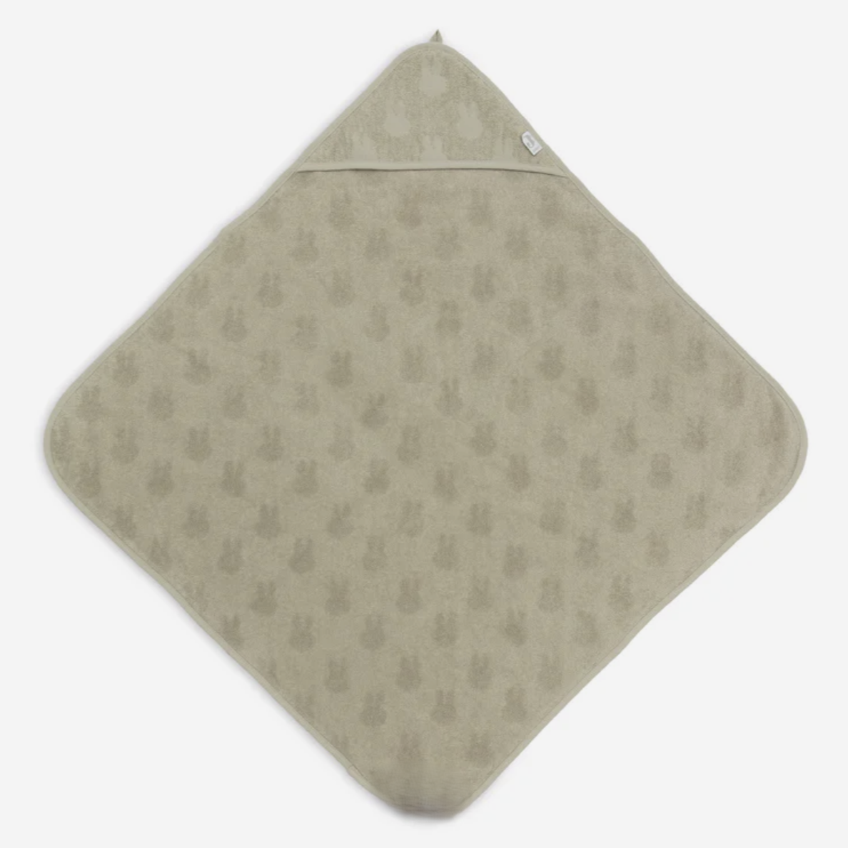Capa de baño MIFFY JACQUARD OLIVE GREEN - Jollein