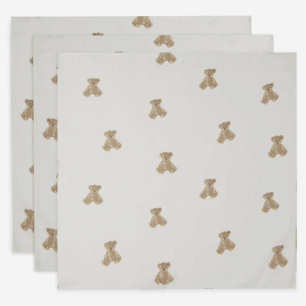 Pack 3 muselinas TEDDY BEAR - Jollein