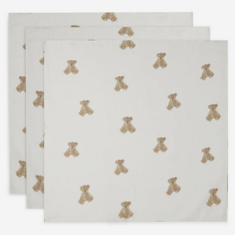 Pack 3 muselinas TEDDY BEAR - Jollein