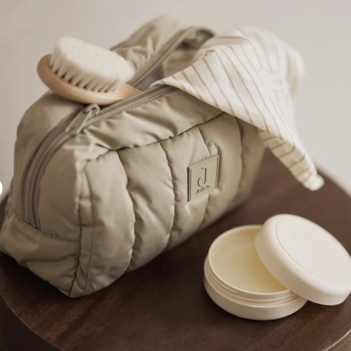 Neceser acolchado Olive Green - Jollein