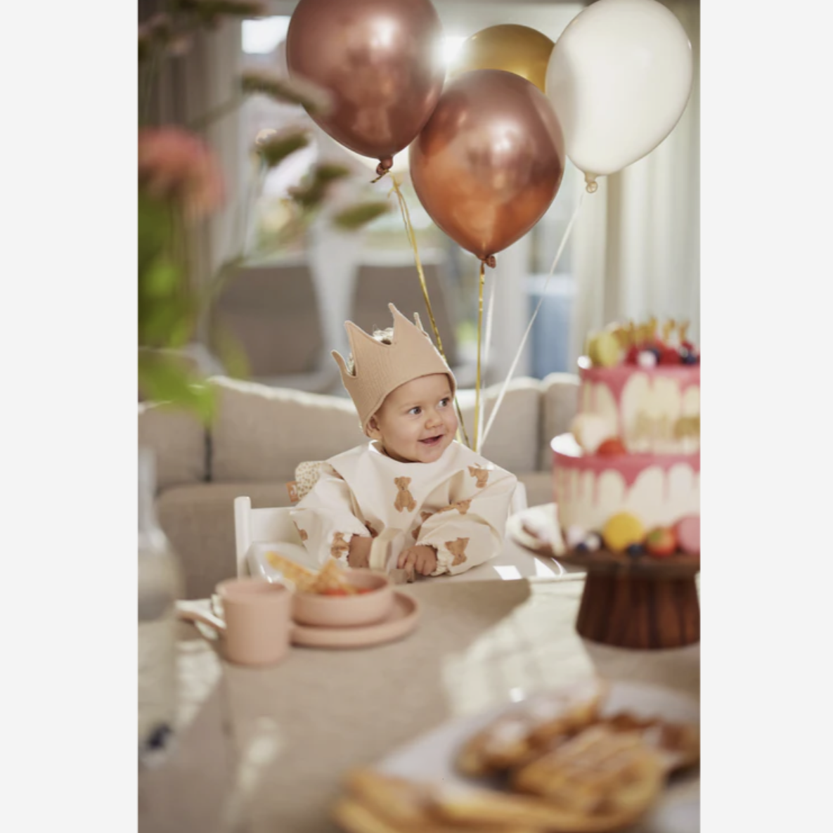 Corona de cumpleaños PARTY COLLECTION BISCUIT - Jollein