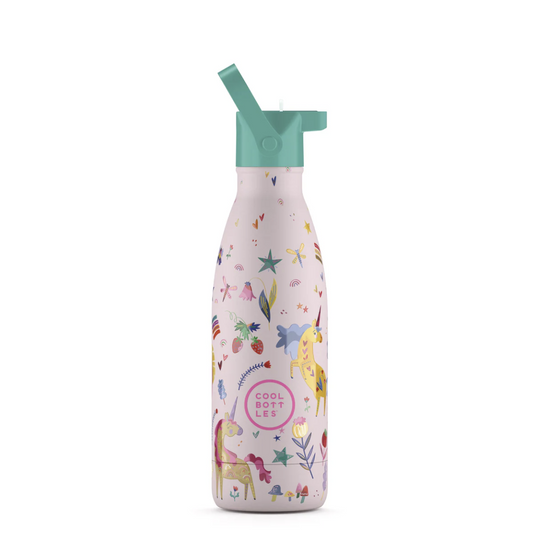 Botella Térmica Infantil de Acero Inoxidable FUNNY UNICORNS 350ml - COOL BOTTLES