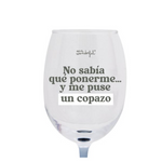 Copa de vino NO SABÍA QUE PONERME Y ME PUSE UN COPAZO - Mr. Wonderful