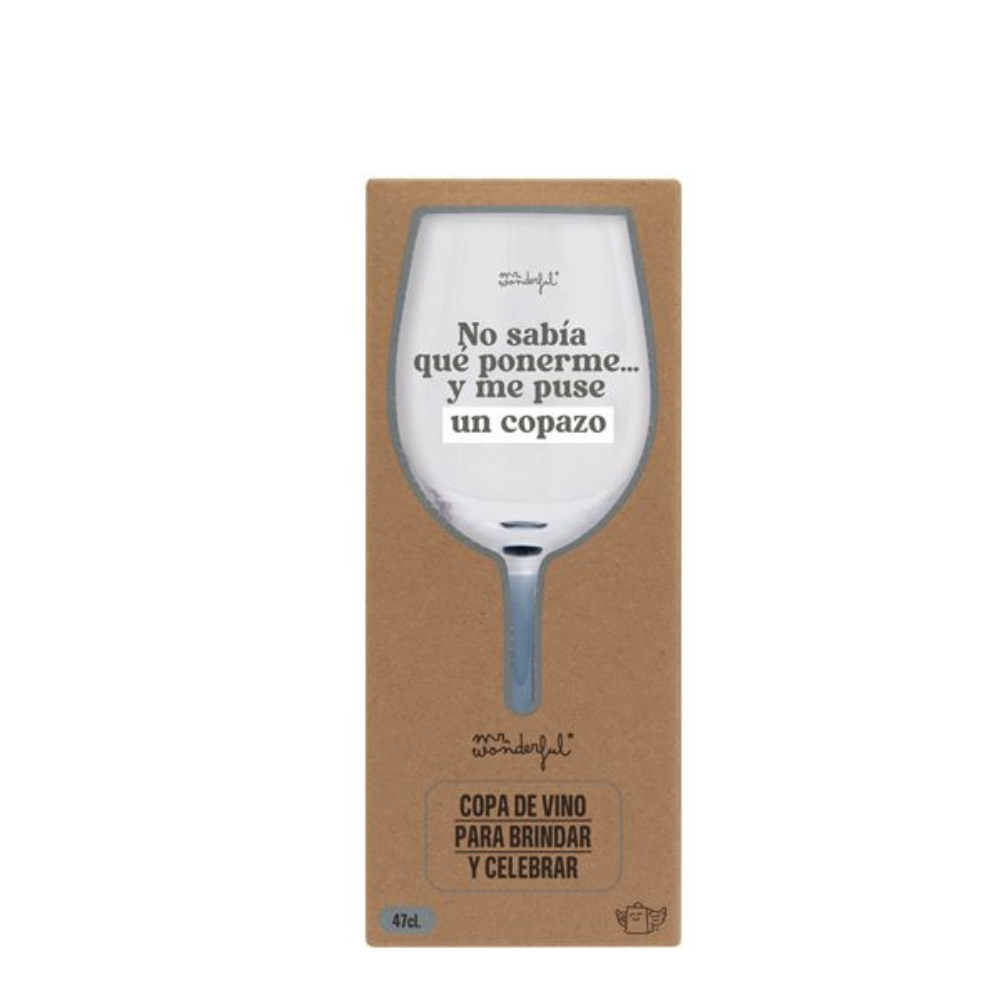 Copa de vino NO SABÍA QUE PONERME Y ME PUSE UN COPAZO - Mr. Wonderful