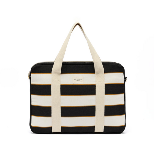 Bolso para ordenador RAYAS NEGRO - DRAEGER