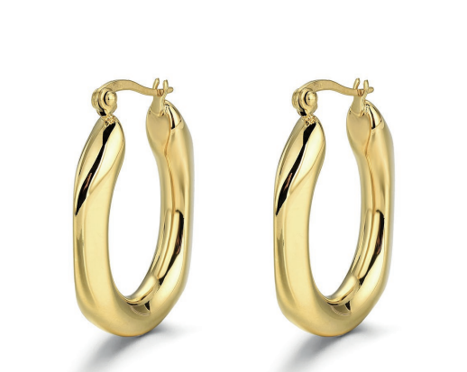 Pendientes aro OVAL - Rocío Martín