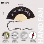 Abanico YO NO SUDO, BRILLO - Fisura