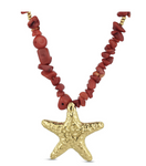 Collar CORAL ESTRELLA DE MAR - Rocío Martín