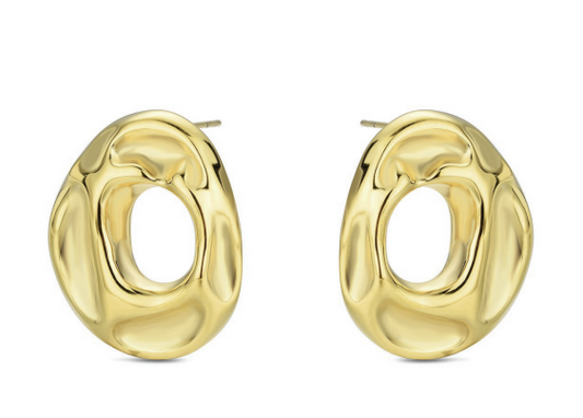 Pendientes REDONDOS PERFORADOS - Rocío Martín