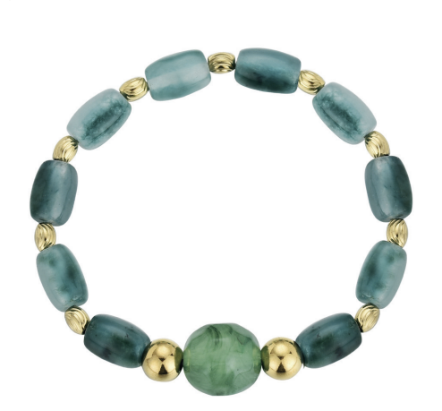 Pulsera PIEDRAS VERDES - Rocío Martín