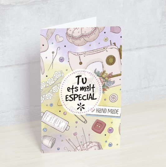 Postal TU ETS MOLT ESPECIAL (HANDMADE) - Happy Mots