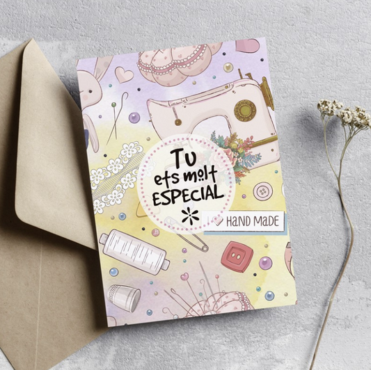 Postal TU ETS MOLT ESPECIAL (HANDMADE) - Happy Mots